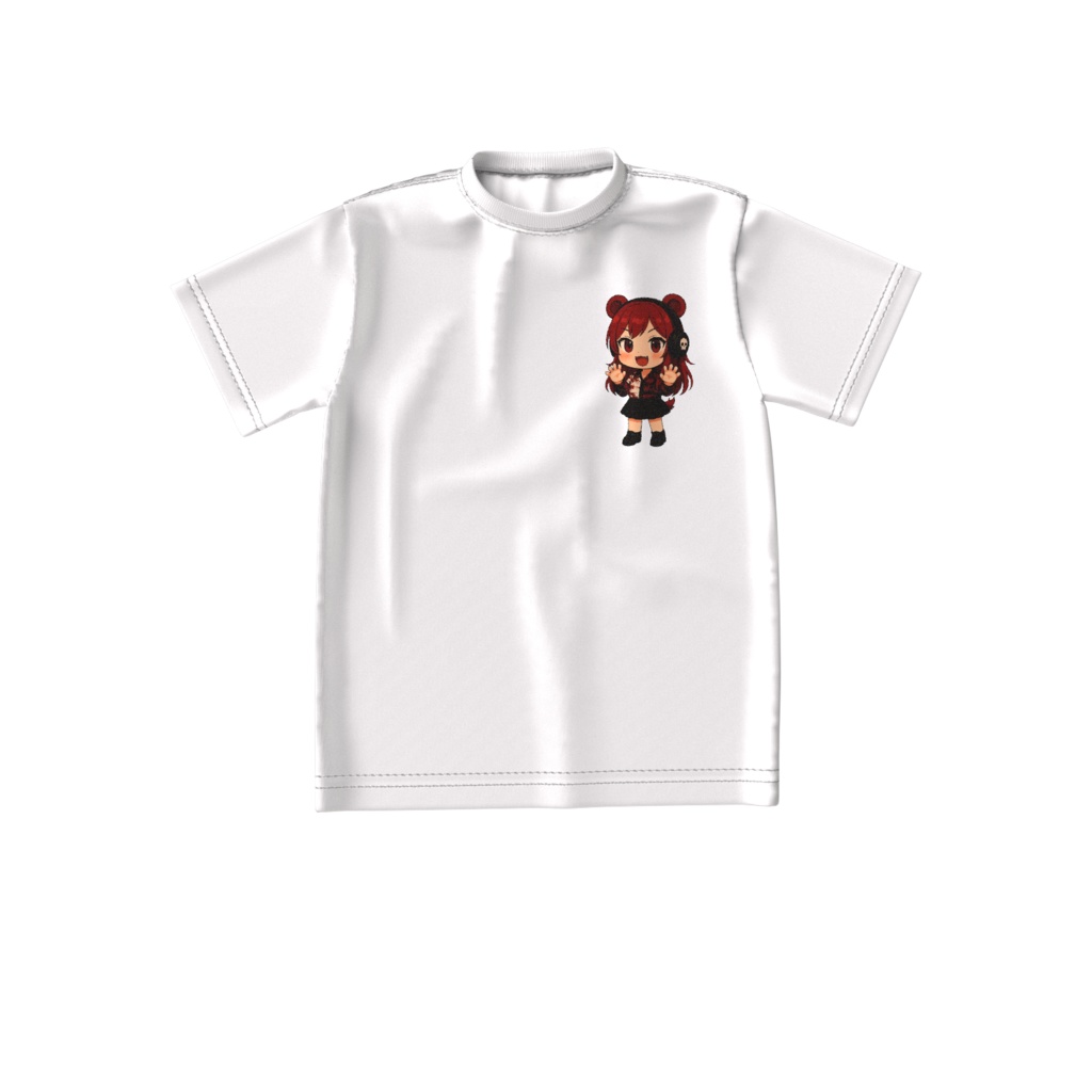 熊霚赤シャツ　Tシャツ