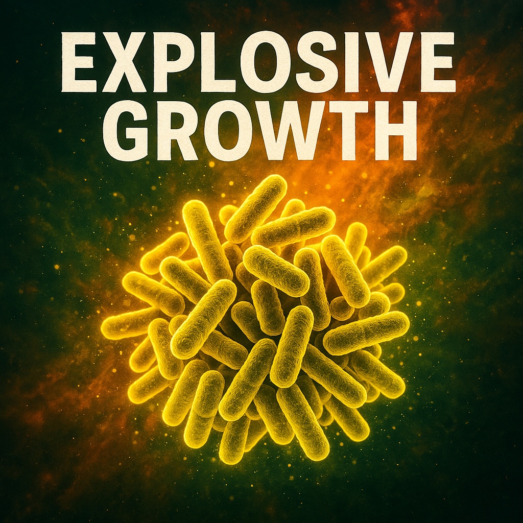 Explosive Growth (natto bacteria)