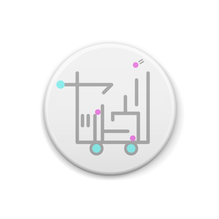 缶バッジ(ロゴマーク)