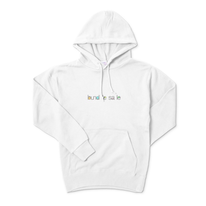 英語ロゴパーカー(カラフル)