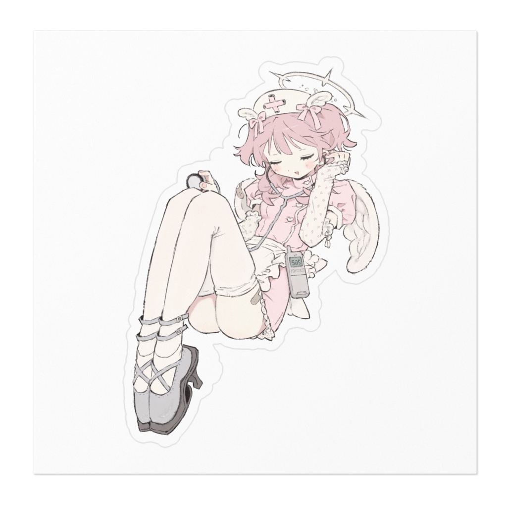 鳥丸ナースステッカー👻鳥丸ハロウィングッズ2024💉