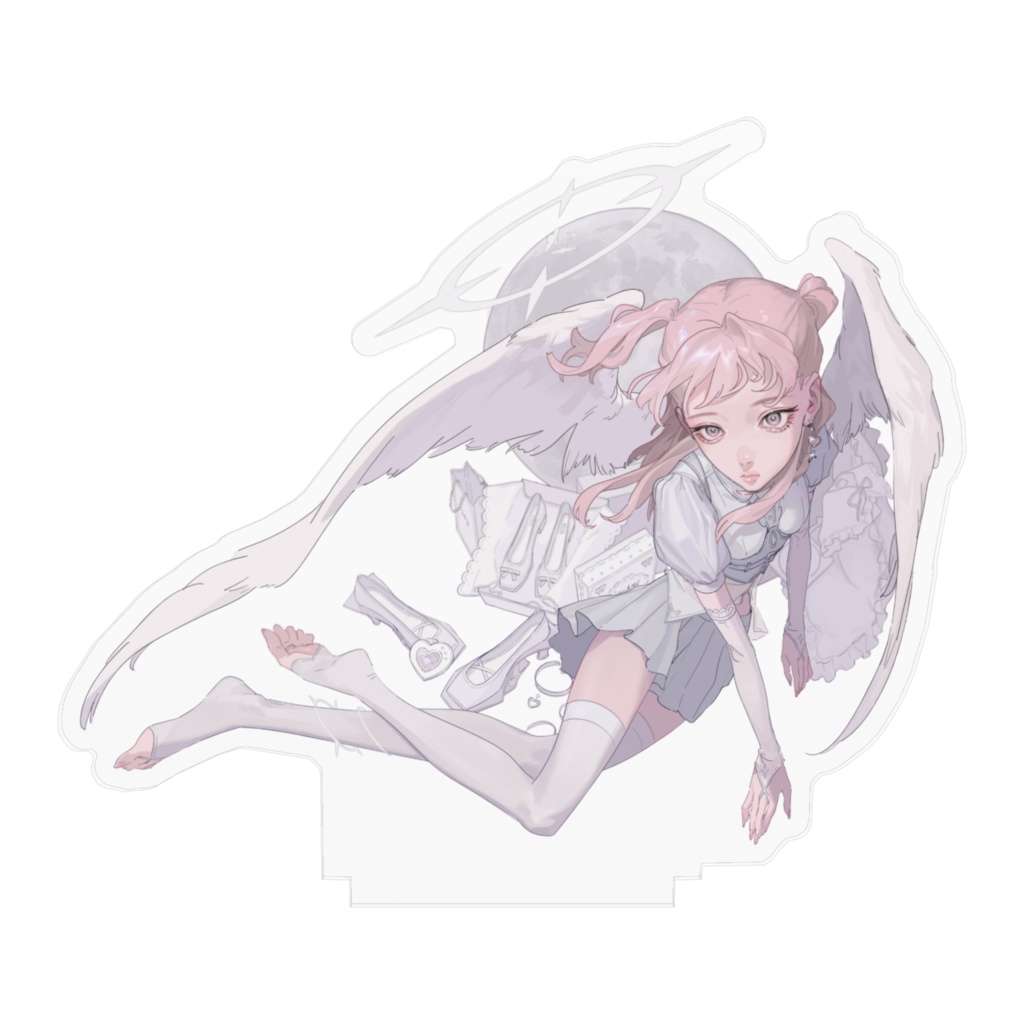 〖常設〗鳥丸デビューグッズ🪽🤍デビュー記念アクリルスタンド🤍 ※デジタルデータ付き