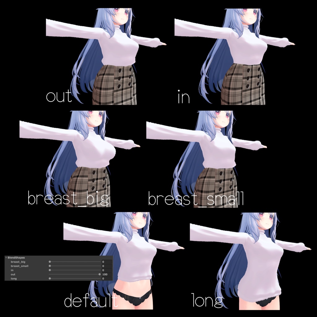 【VRC想定】KBNW_Autumn【桔梗専用衣装】