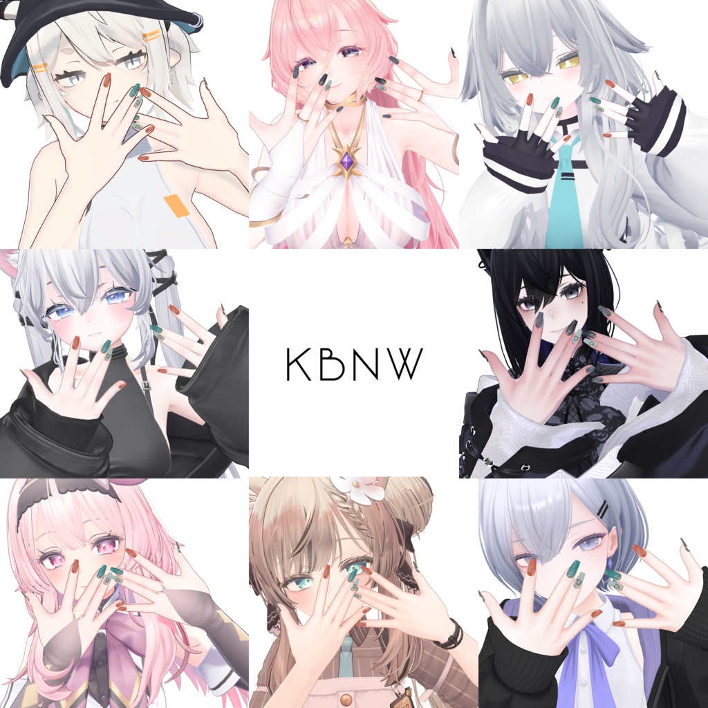 【MDollnail対応】marblexstone nail【11/26MA対応,12/26追加対応】