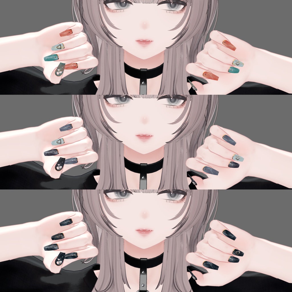 【MDollnail対応】marblexstone nail【11/26MA対応,12/26追加対応】