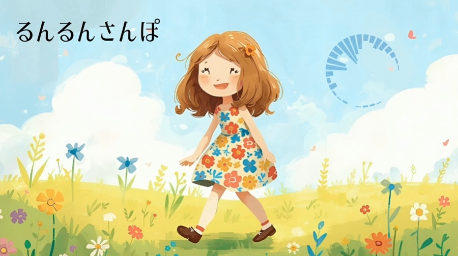 【フリーBGM】るんるんさんぽ