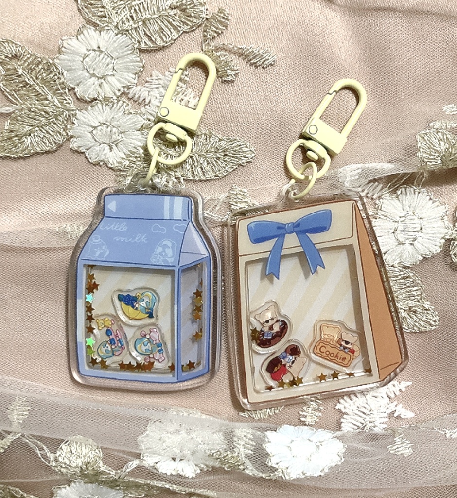 シャカシャカアクリルキーホルダー