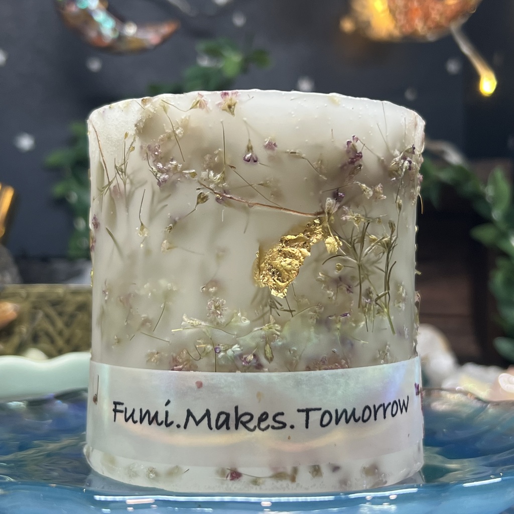 【マイガーデン】LEDキャンドル専用ボタニカルランタン -2024FW-