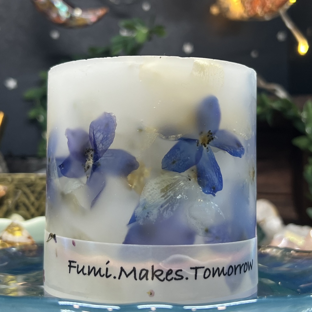 【マイガーデン】LEDキャンドル専用ボタニカルランタン -2024FW-