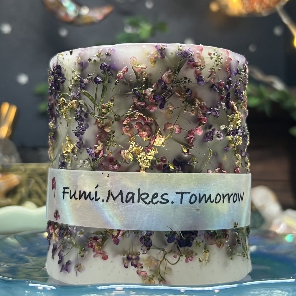 【マイガーデン】LEDキャンドル専用ボタニカルランタン -2024FW-