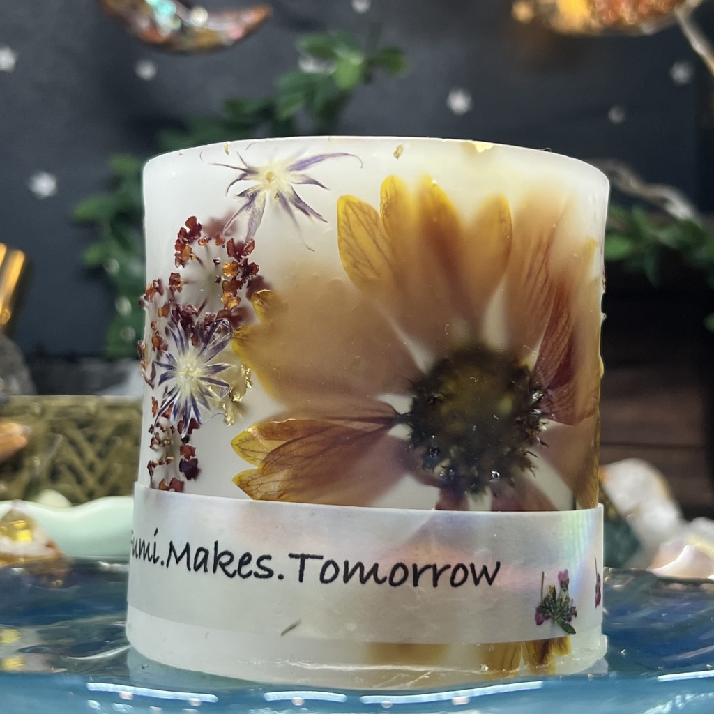 【マイガーデン】LEDキャンドル専用ボタニカルランタン -2024FW-