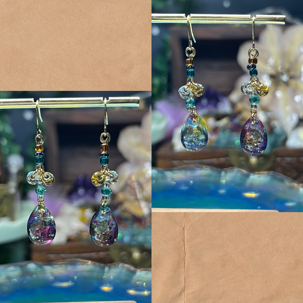 【NorthernLights】お花のピアス -2024FW-