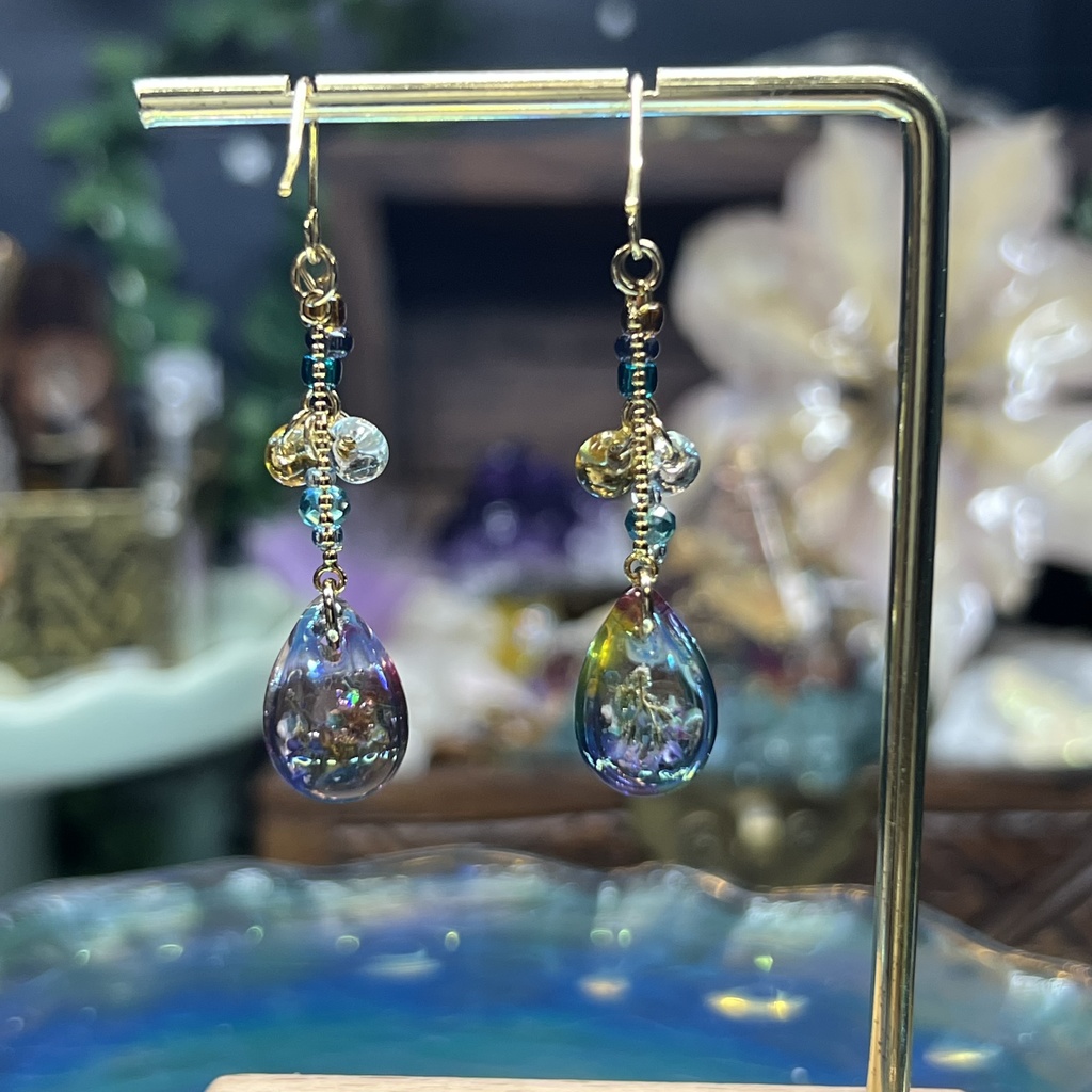 【NorthernLights】お花のピアス -2024FW-