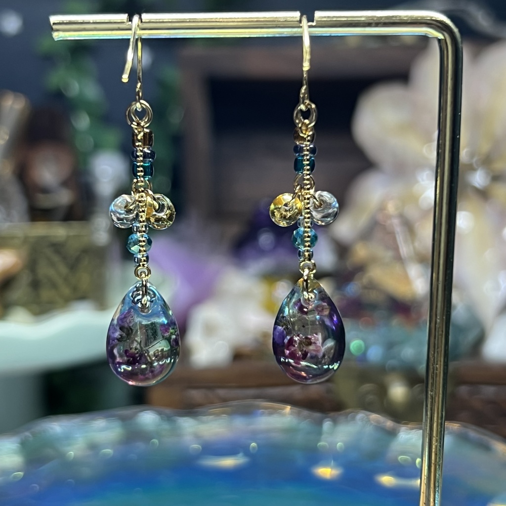 【NorthernLights】お花のピアス -2024FW-