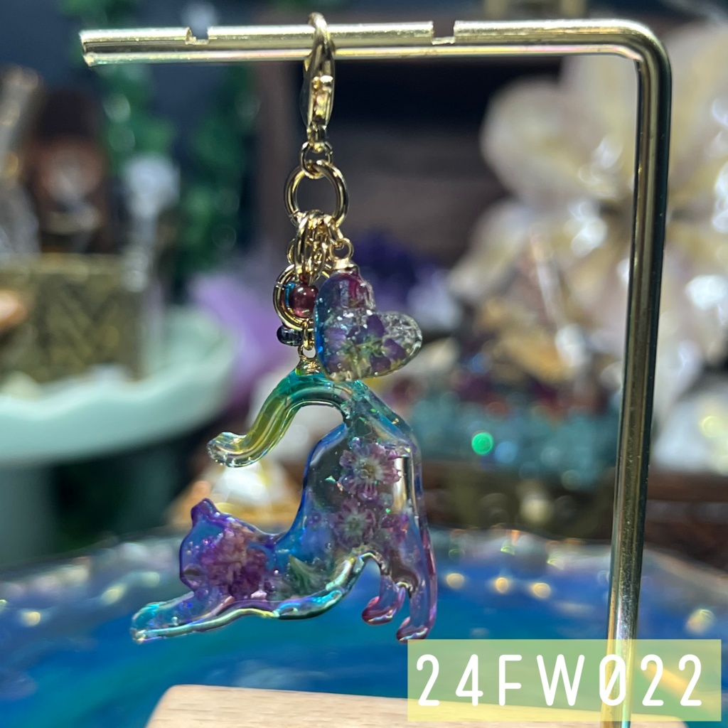 【NorthernLights】ねことお花のチャーム -2024FW-