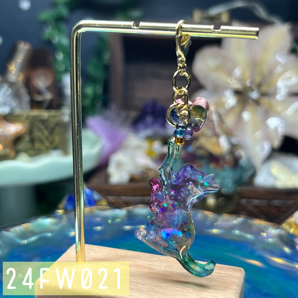 【NorthernLights】ねことお花のチャーム -2024FW-
