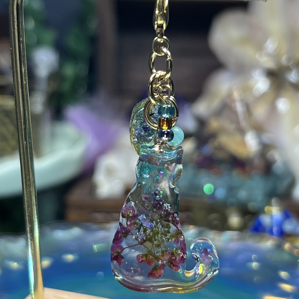 【NorthernLights】ねことお花のチャーム -2024FW-