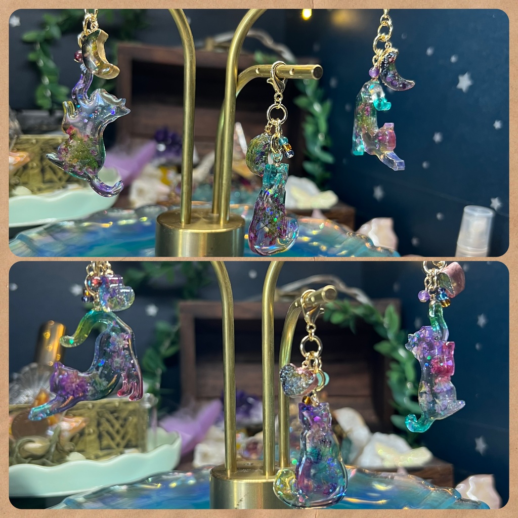 【NorthernLights】ねことお花のチャーム -2024FW-