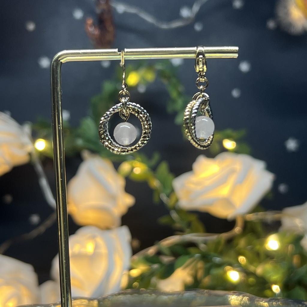 【プラネテス -ローズクォーツ-】1個売り 天然石アクセサリー