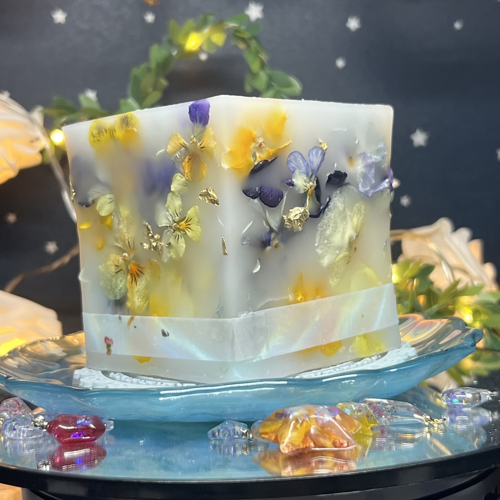 【マイガーデン】LEDキャンドル専用ボタニカルランタン -2025SP-