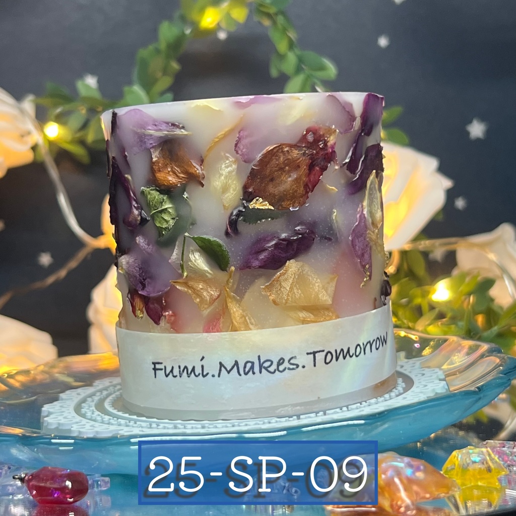 【マイガーデン】LEDキャンドル専用ボタニカルランタン -2025SP-