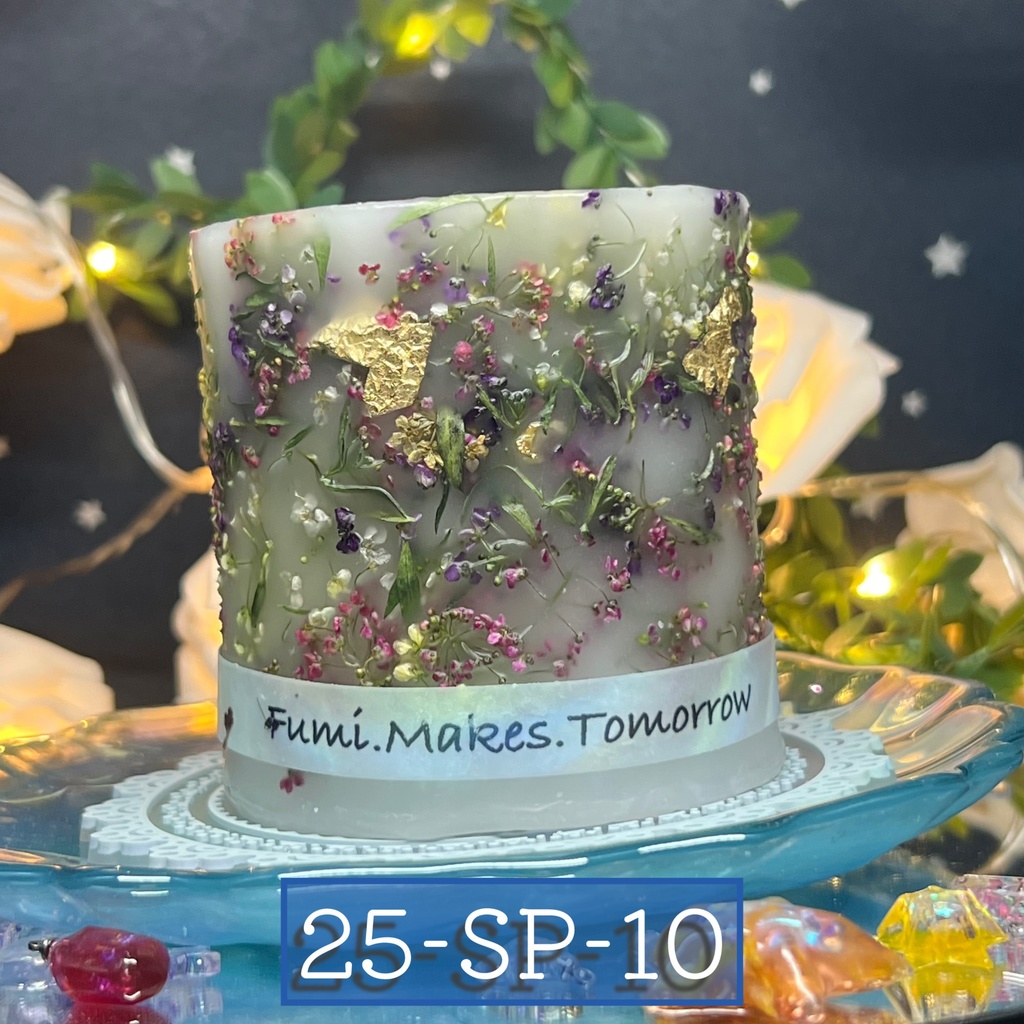 【マイガーデン】LEDキャンドル専用ボタニカルランタン -2025SP-