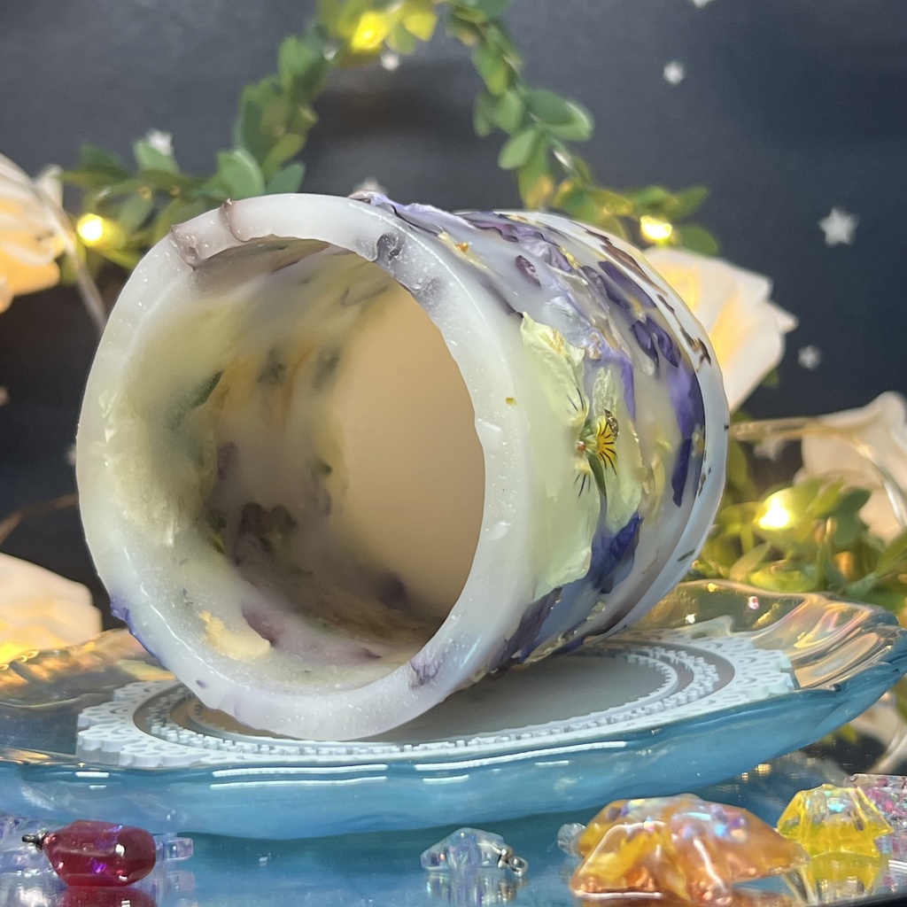 【マイガーデン】LEDキャンドル専用ボタニカルランタン -2025SP-