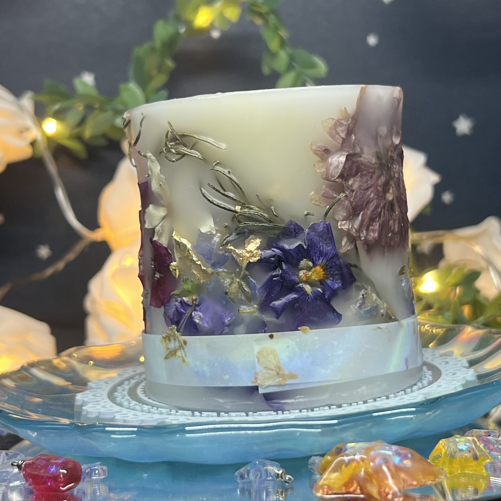 【マイガーデン】LEDキャンドル専用ボタニカルランタン -2025SP-