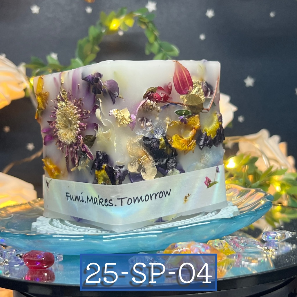 【マイガーデン】LEDキャンドル専用ボタニカルランタン -2025SP-