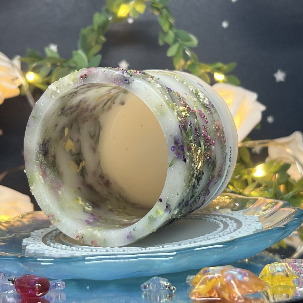 【マイガーデン】LEDキャンドル専用ボタニカルランタン -2025SP-