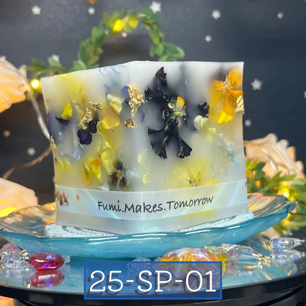 【マイガーデン】LEDキャンドル専用ボタニカルランタン -2025SP-