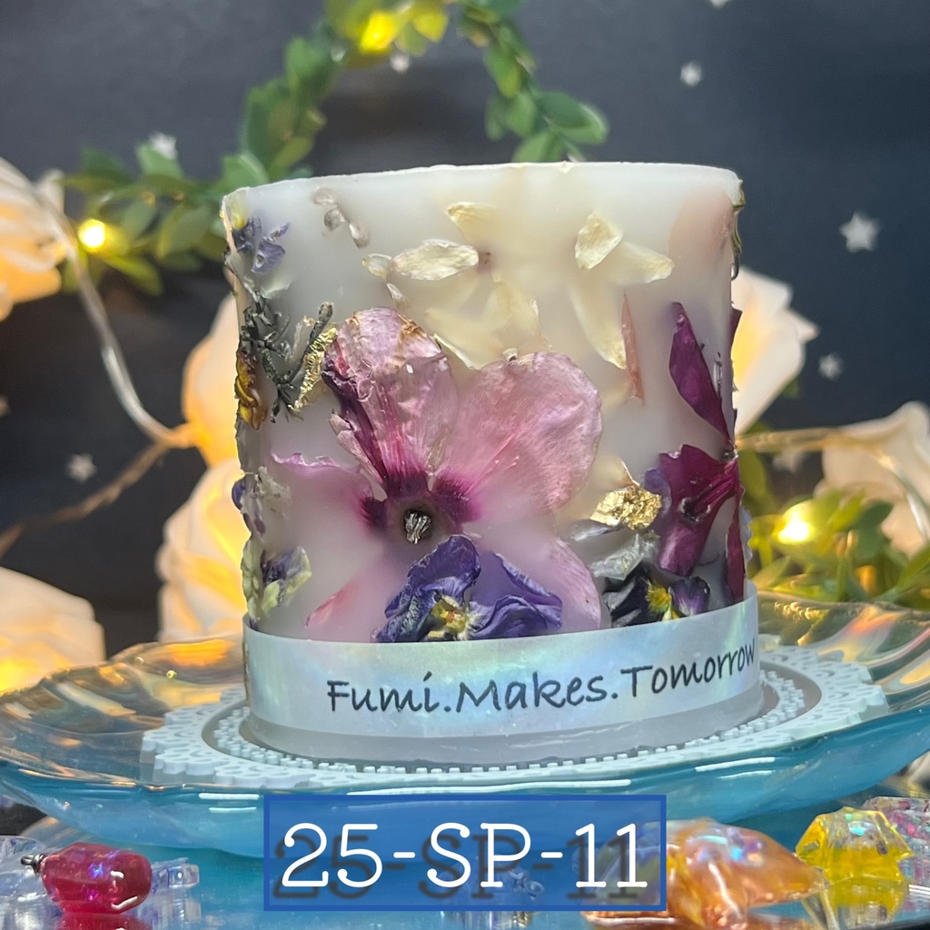 【マイガーデン】LEDキャンドル専用ボタニカルランタン -2025SP-