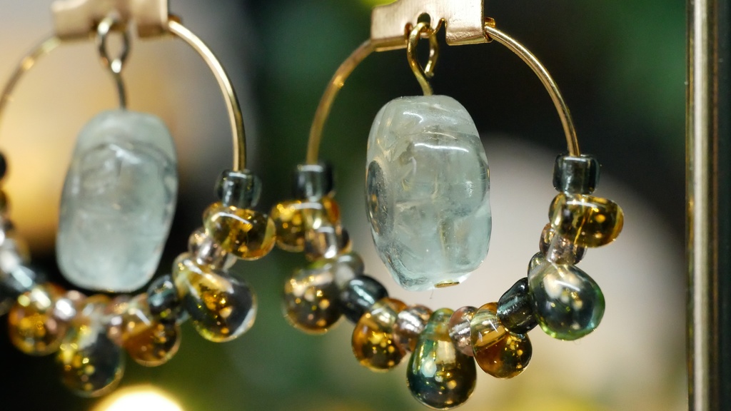 【プラネテス】フローラライトフラワーのピアス