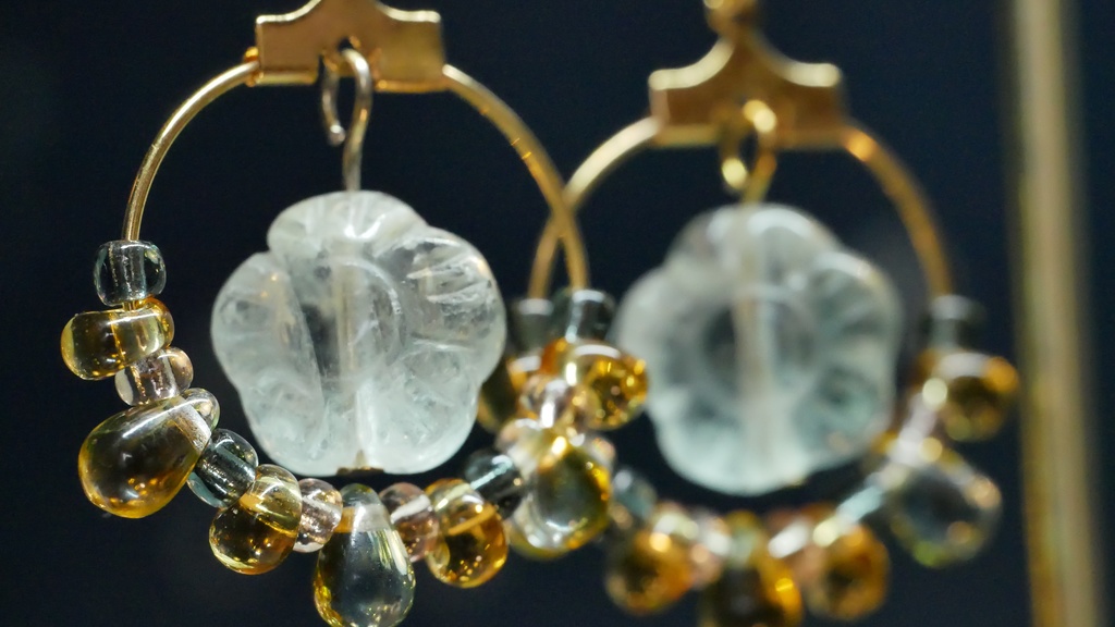 【プラネテス】フローラライトフラワーのピアス