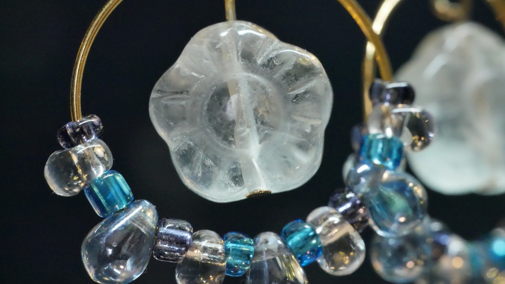 【プラネテス】フローラライトフラワーのピアス