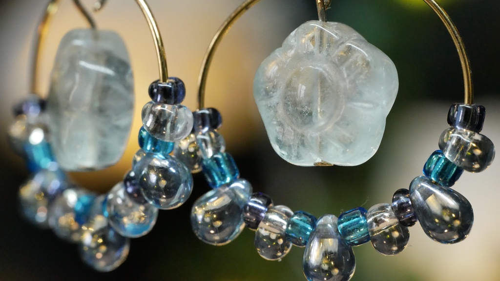 【プラネテス】フローラライトフラワーのピアス