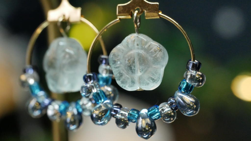 【プラネテス】フローラライトフラワーのピアス