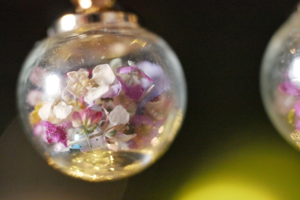 【マイガーデン】ガラスドームのみみかざりA