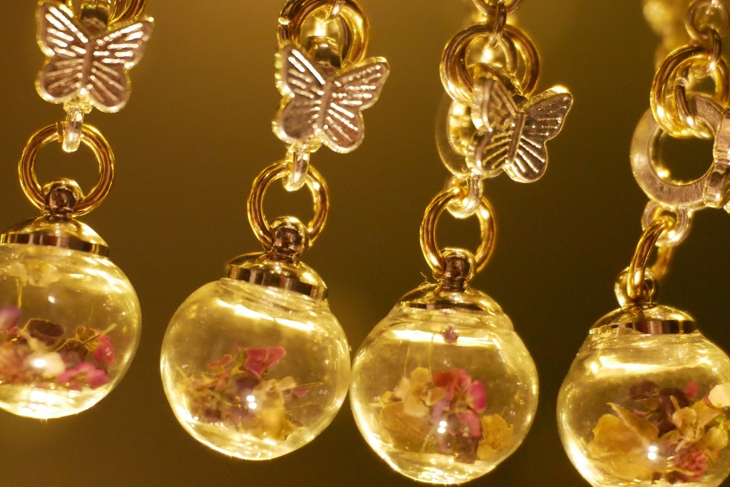 【マイガーデン】ガラスドームのみみかざりB