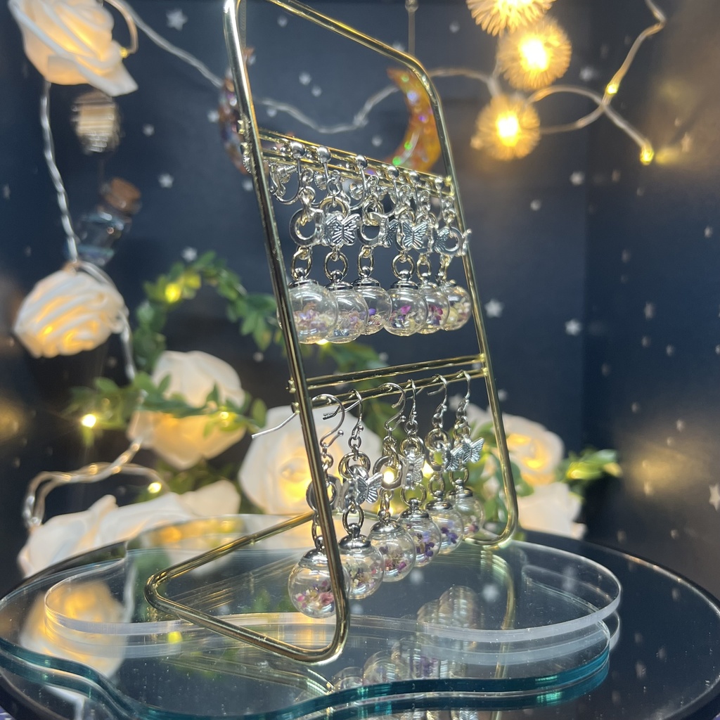 【マイガーデン】ガラスドームのみみかざりB