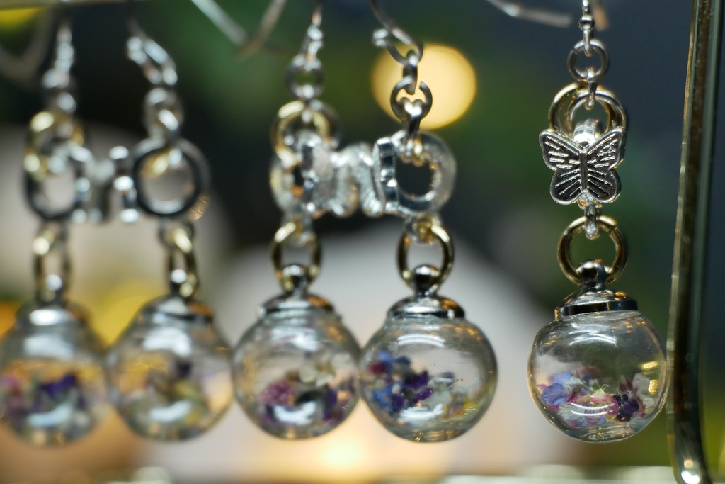 【マイガーデン】ガラスドームのみみかざりB