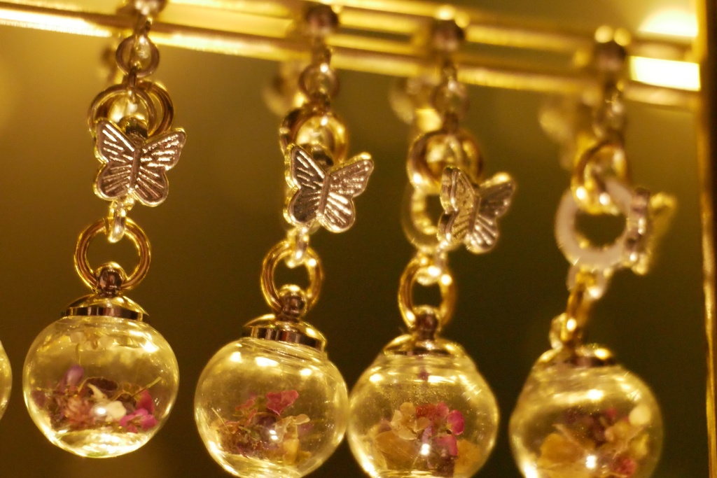 【マイガーデン】ガラスドームのみみかざりB