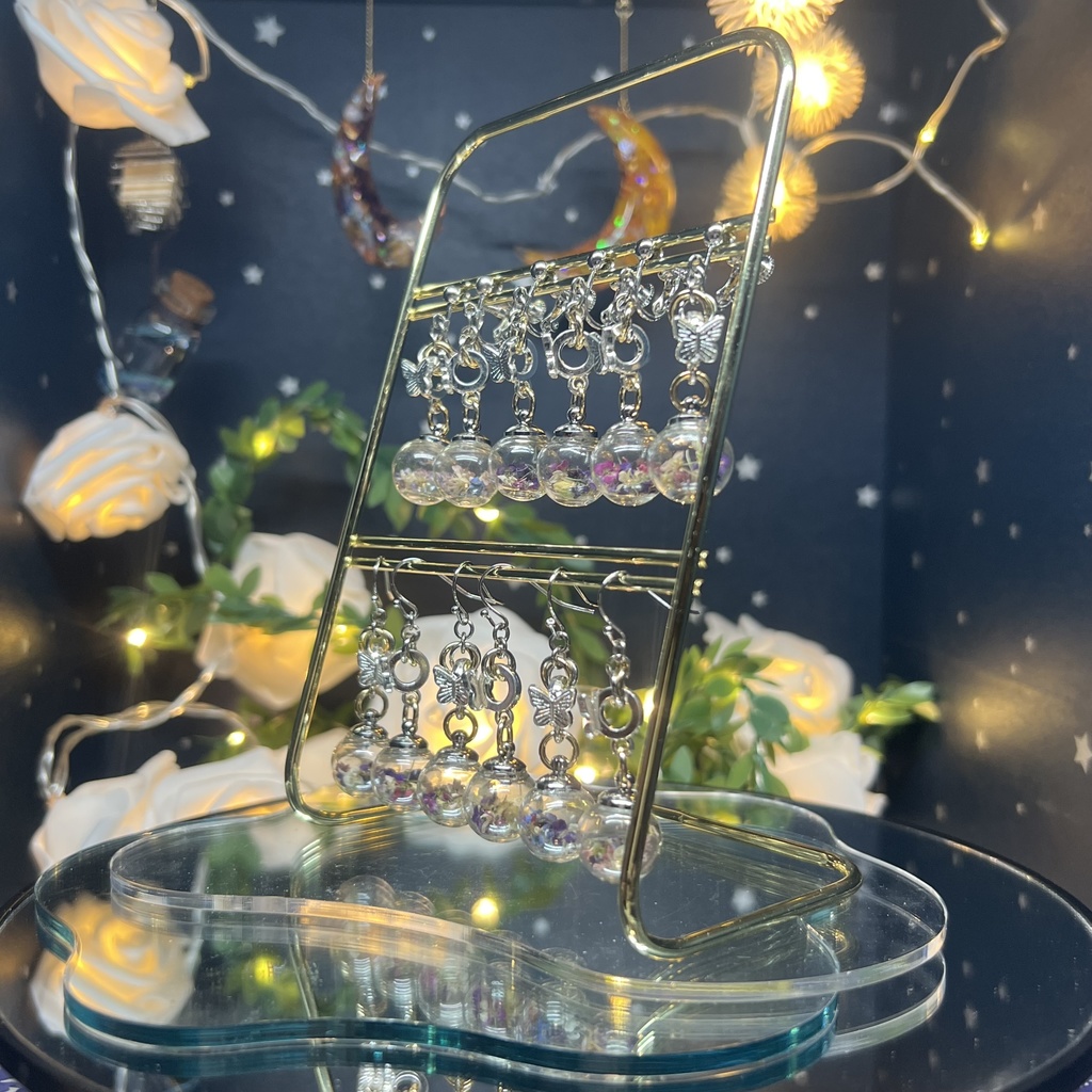 【マイガーデン】ガラスドームのみみかざりB
