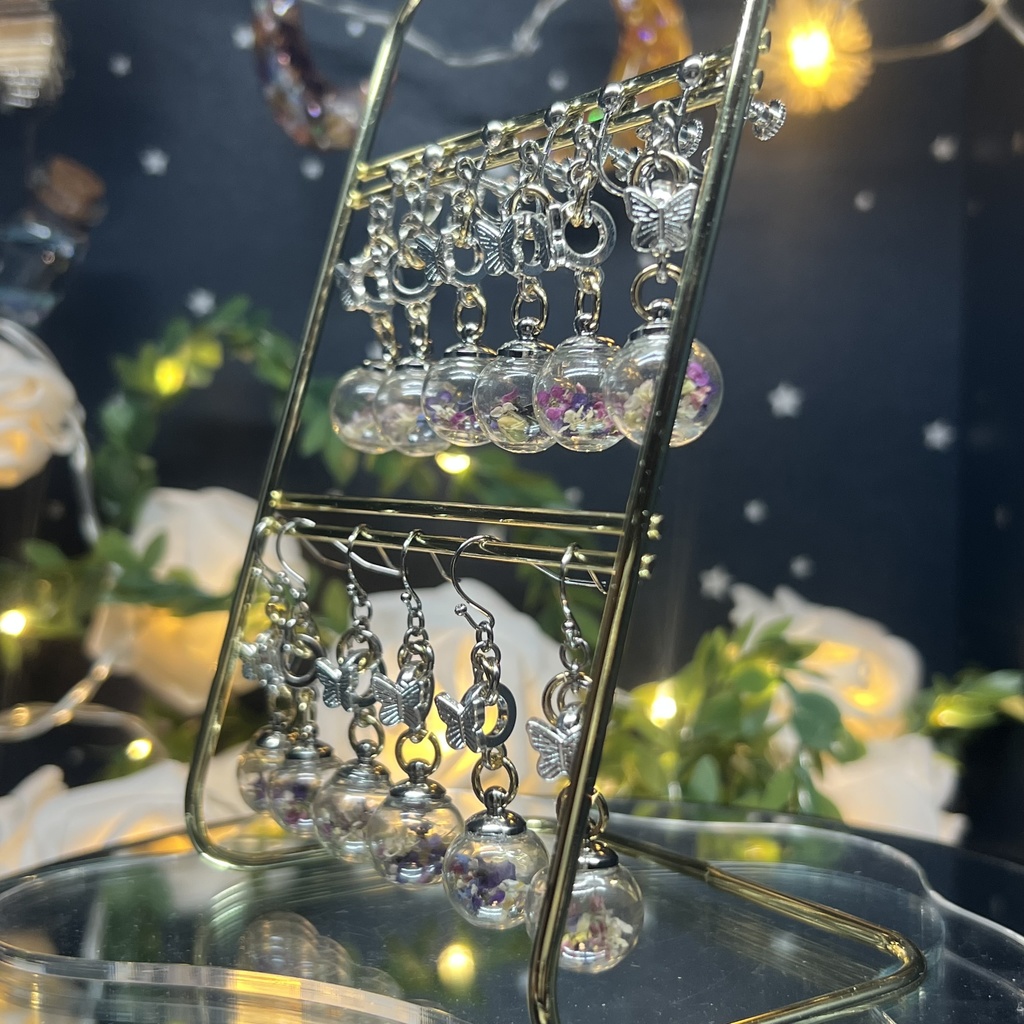 【マイガーデン】ガラスドームのみみかざりB