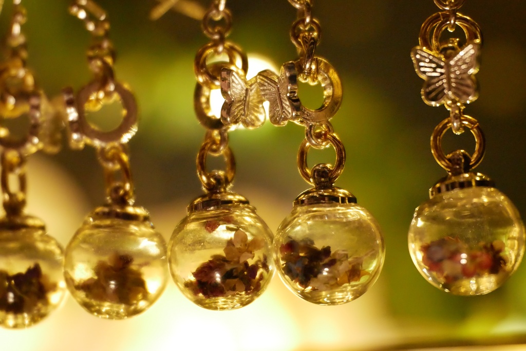 【マイガーデン】ガラスドームのみみかざりB