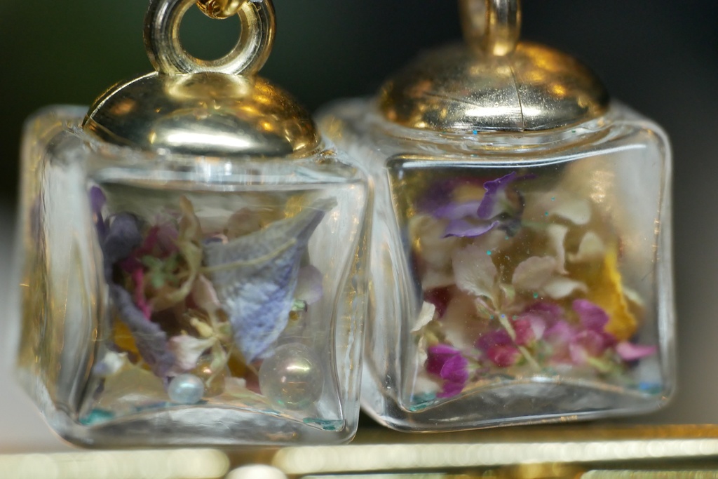 【マイガーデン】ガラスドームのみみかざりC