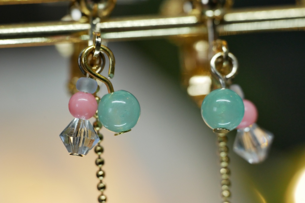 【マイガーデン】ガラスドームのみみかざりC