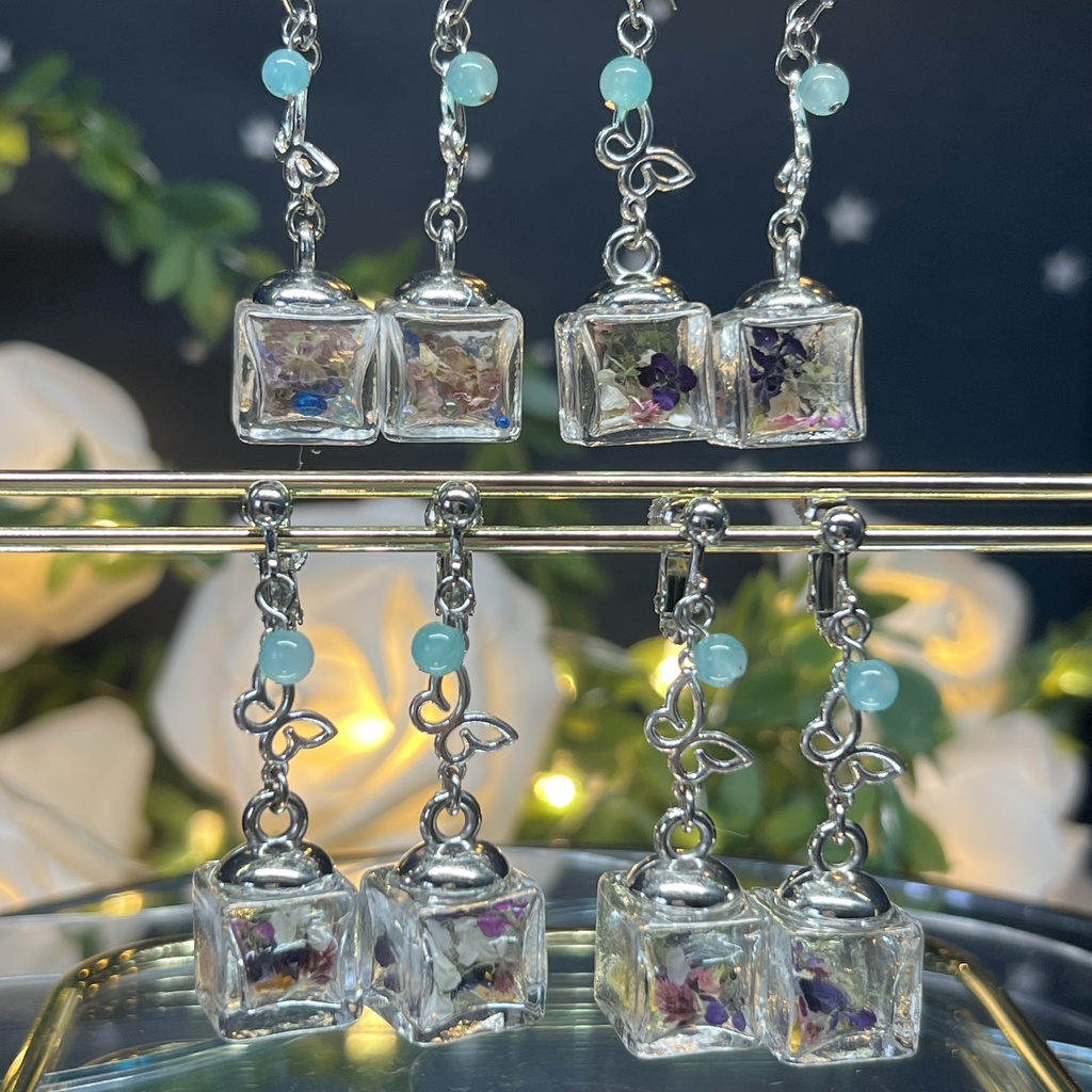 【マイガーデン】ガラスドームのみみかざりD