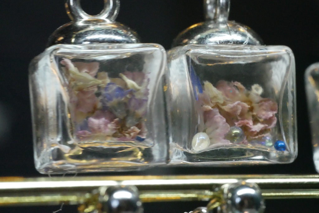 【マイガーデン】ガラスドームのみみかざりD