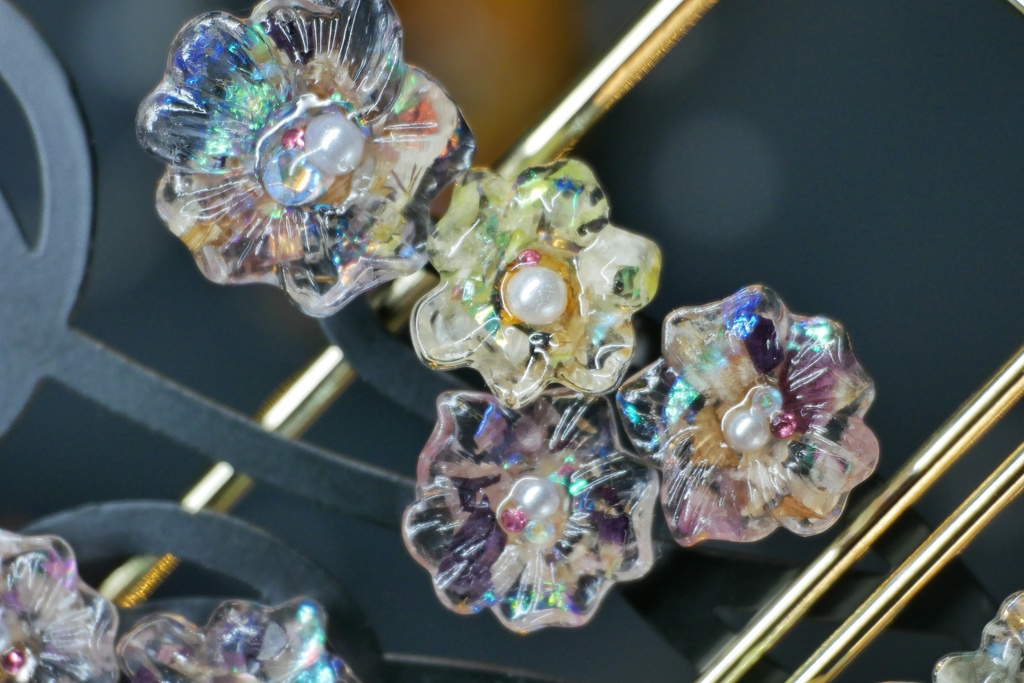 【NorthernLights】お花のマグネット4個セット